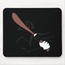 Baseball Player Mouse Pad