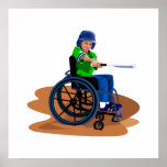 Baseball Player Print