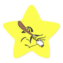Baseball Player Star Stickers
