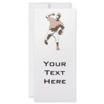 baseball player throwing vector graphic rack cards