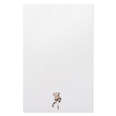 baseball player throwing vector graphic customized stationery by sports_shop