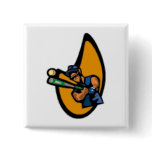 Baseball Player Warming Up Pins