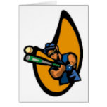 Baseball Player Warming Up Cards