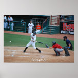 Baseball poster "Potential" posters
