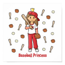 Baseball Princess posters by princessgrafix Baseball Princess posters