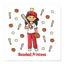 Baseball Princess posters by princessgrafix Baseball Princess posters