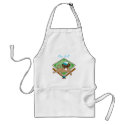 Baseball Pug Aprons - Aqua - customizable by designsbydandy Baseball Pug Aprons - Aqua - customizable