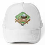 Baseball Pug Hat - light blue - Add your Text