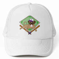 Baseball Pug Hat (purple) - Customize it!