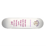Baseball-Purple Skate Board