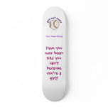 Baseball-Purple Skate Board