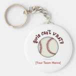 Baseball-Red Key Chains