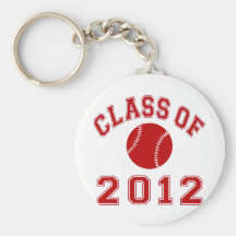 Baseball - Red Keychains