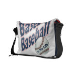 Baseball Rickshaw Messenger Bag