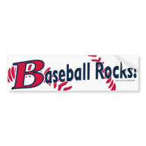 Baseball Rocks! Bumpersticker