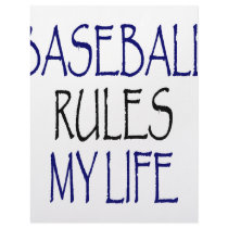 Baseball Rules My Life letterhead