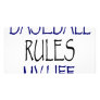 Baseball Rules My Life Custom Photo Card
