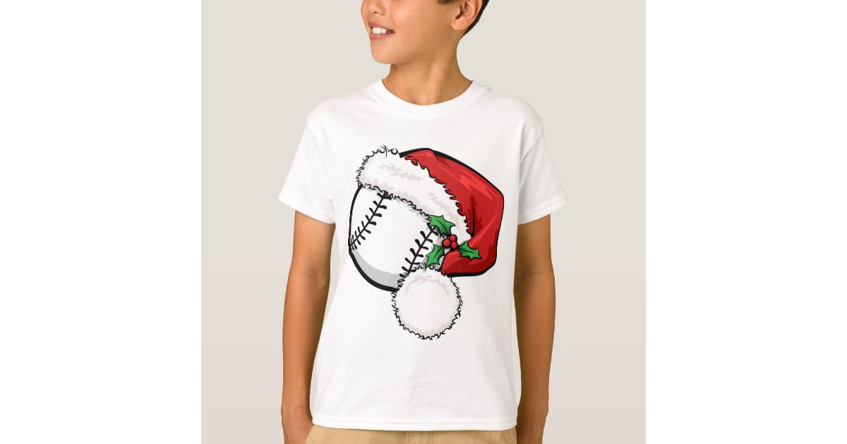 baseball santa shirt