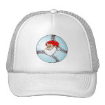 Baseball Santa Mesh Hat