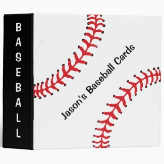 Baseball Scrapbook Binder