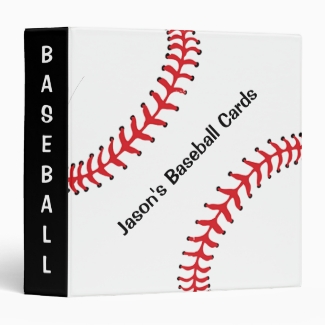 Baseball Scrapbook Binder