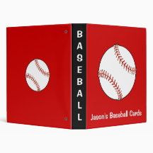 Baseball Scrapbook Binder