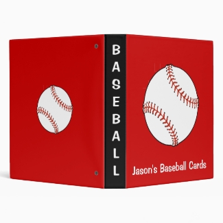 Baseball Scrapbook Binder