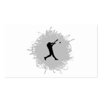 Baseball Scribble Style Business Card Templates