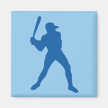 baseball silhouette fridge magnet