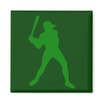 baseball silhouette magnets
