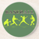 Baseball Silhouettes Coaster