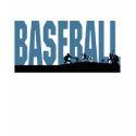 Baseball silhouettes t-shirt by sports_tshirts Baseball silhouettes t-shirt