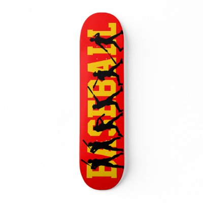 BASEBALL SKATEBOARD DECKS by elmasca25