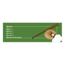 Baseball - Skinny business cards