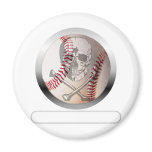 Baseball Skull and Crossbones Magnets