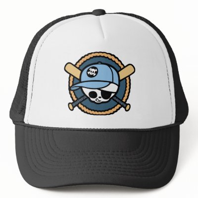 Baseball Skull Logo