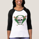 The MUSEUM Zazzle Baseball Skull t-shirt shirt