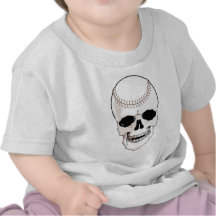 Baseball Skull Tees