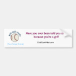 Baseball-Sky Bumper Sticker