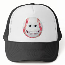Baseball Smiley Face 2 Hat