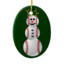 Baseball Snowman Ornaments