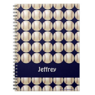 Baseball/Softball Personalized Notebook