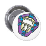 baseball/softball pinback button