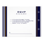 Baseball Sports Bar Mitzvah RSVP Custom Logo invitations