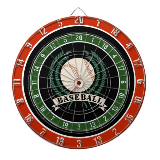 Baseball Sports Dart Board Zazzle
