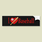 Baseball Sports Lover Gifts Bumper Stickers