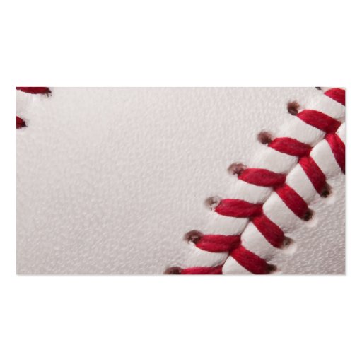 Baseball - Sports Template Baseballs Background Business Card (front side)