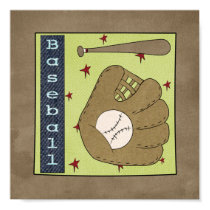 Baseball (Sporty Collection) posters by homeberries Baseball (Sporty Collection) posters