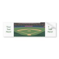 Baseball Stadium: 3D Model: bumper stickers