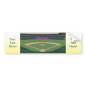 Baseball Stadium: 3D Model: Bumper Sticker bumper stickers by spiritswitchboard Baseball Stadium: 3D Model: Bumper Sticker bumper stickers